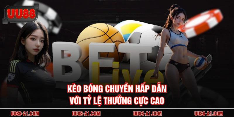 Kèo bóng chuyền hấp dẫn với tỷ lệ thưởng cực cao